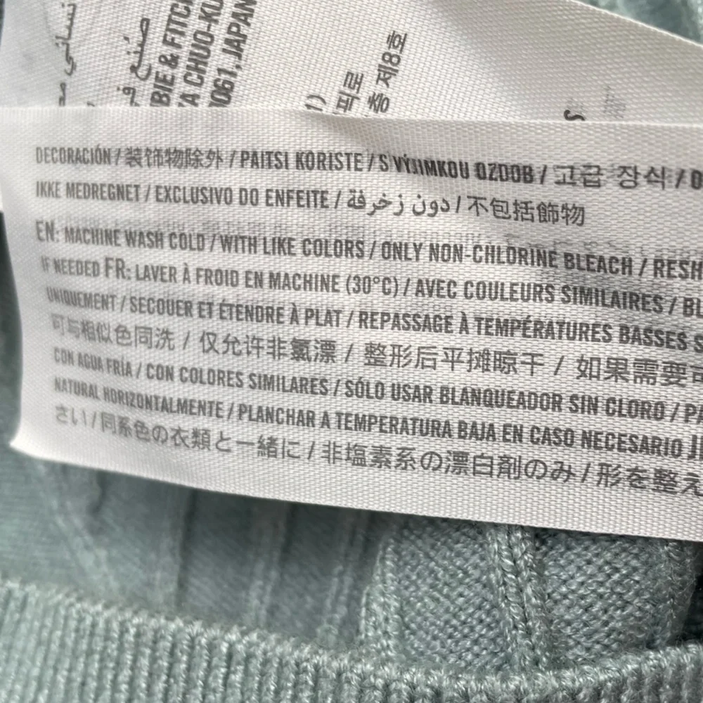 NWT Abercrombie & Fitch Soft Collection Sweater Ribbed Stretchy Long Sleeve SZ L - Picture 10 of 15